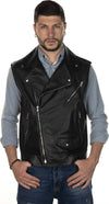 Filippo---Gilet-Uomo-Nero-in-vera-Pelle