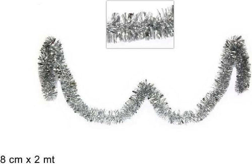 Filo Addobbo Ghirlanda Albero Di Natale 8 Cm X 2 Mt Silver Argento Decorazione Casa, arredamento e bricolage > Prodotti per Feste > Prodotti Natalizi Trade Shop italia - Napoli, Commerciovirtuoso.it