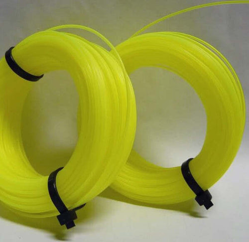 Filo-Decespugliatore-In-Nylon-Bobina-Rinforzata-Tondo-ø-4.0mm-X-20-Metri-Giallo