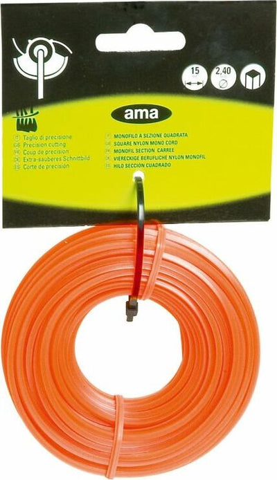 Filo decespugliatore sezione quadrata Ø 2,70mm bobina da 15m