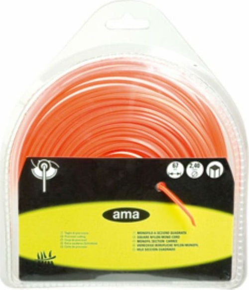 Filo decespugliatore sezione quadrata Ø 3mm 48m
