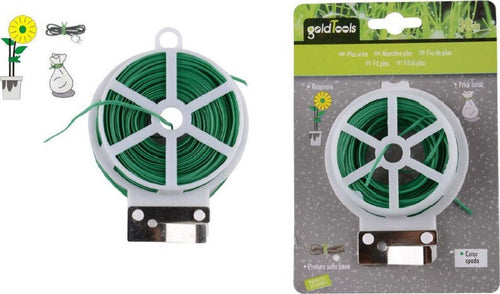 Filo Di Ferro Plastificato Con Anima Di Ferro Giardino Giardinaggio 30 Mt 90132 Fai da te/Utensili elettrici e a mano/Attrezzi da giardinaggio/Spaghi e fascette/Legami di torsione Trade Shop italia - Napoli, Commerciovirtuoso.it