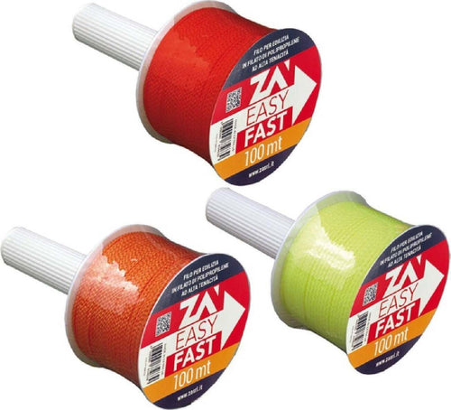 Filo per edilizia in polipropilene resistente con sistema riavvolgibile 100 mt Fai da te/Utensili elettrici e a mano/Strumenti di misura e layout/Matite per falegname La Zappa - Altamura, Commerciovirtuoso.it