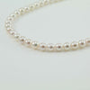 Filo perle per collana Akoya giapponesi 6,5 / 7 Coscia bianco con sfumature naturali