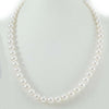Filo perle per collana Akoya giapponesi 7,5 / 8 Coscia bianco con sfumature naturali