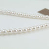 Filo perle per collana Akoya giapponesi 7,5 / 8 Coscia bianco con sfumature naturali