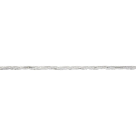 Corda recinto elettrico per cavalli e mucche, fune Bianca 6 x 0,20 mm 200 mt