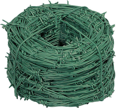 Filo spinato plastificato verde per recinzione metallica dispenser da 100 mt Giardino e giardinaggio/Giardinaggio/Prodotti fitosanitari e pesticidi/Reti protettive La Zappa - Altamura, Commerciovirtuoso.it