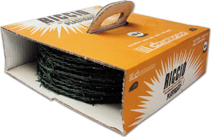 Filo spinato plastificato verde per recinzione metallica dispenser da 100 mt Giardino e giardinaggio/Giardinaggio/Prodotti fitosanitari e pesticidi/Reti protettive La Zappa - Altamura, Commerciovirtuoso.it