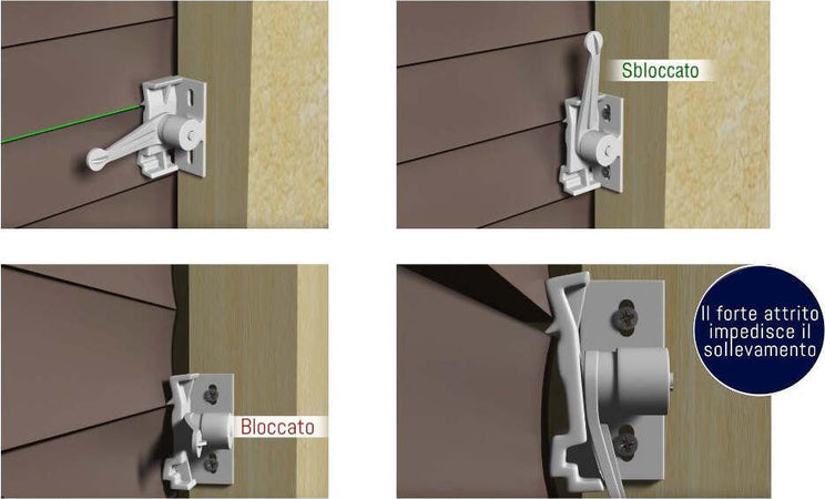 Filomat Blindo Blocca tapparelle Sistema Antintrusione Grigio Fai da te/Ferramenta/Ferramenta per finestre/Accessori per finestre Scontolo.net - Potenza, Commerciovirtuoso.it