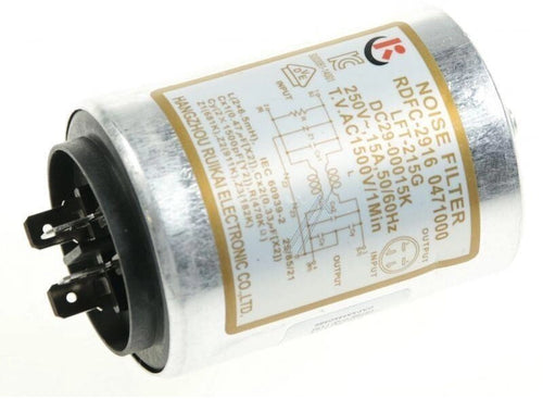 Filter Emi 6.5Mh,53X95.5X53Mm,15A,Ac250V Samsung Lavatrice DC29-00015K