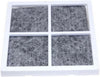 Filtro aria 82x82x8,4mm originale frigorifero LG ADQ73214408