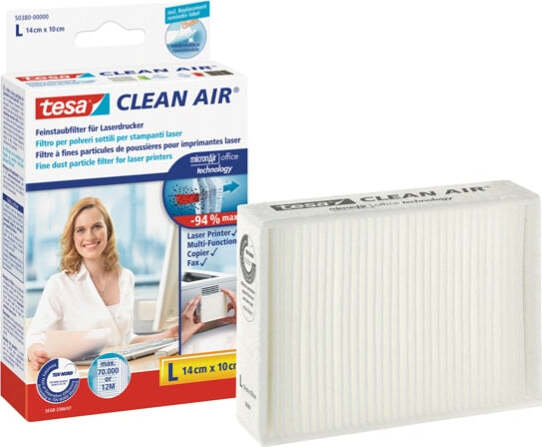 Filtro Clean Air per stampanti e fax - 14x10 cm - Tesa Elettronica/Informatica/Accessori/Accessori per PC portatili/Filtri schermo per computer portatili Eurocartuccia - Pavullo, Commerciovirtuoso.it