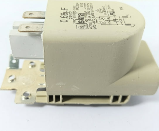 Filtro condensatore antidisturbo 0,68uf lavatrice Whirlpool Hotpoint Ariston Indesit 481212118158 481212118276 481212118285 Casa e cucina/Grandi elettrodomestici/Accessori e parti di ricambio/Ricambi e accessori per lavatrici/Filtri pelucchi per lavatrici Rossi Ricambi - Venetico Marina, Commerciovirtuoso.it