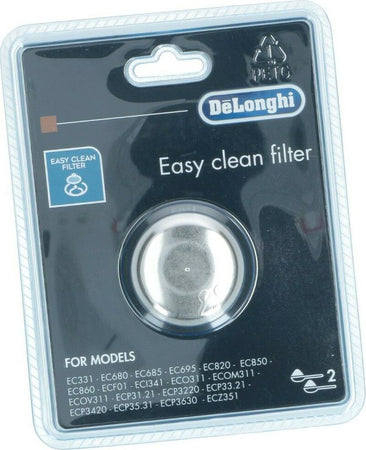 FILTRO CREMA 2 TAZZE MACCHINA CAFFÈ DELONGHI RICAMBIO ORIGINALE 5513281001 Casa e cucina/Elettrodomestici per la cucina/Macchine da caffè/Parti di ricambio per macchine da caffè/Filtri per l'acqua per macchine da caffè Rossi Ricambi - Venetico Marina, Commerciovirtuoso.it
