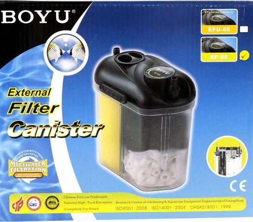 FILTRO ESTERNO PER ACQUARIO 5.5 W BOYU EF-05 150 L/H CANNOLICCHI CARBONI ATTIVI Prodotti per animali domestici/Pesci e animali d'acqua/Pompe e filtri/Filtri Trade Shop italia - Napoli, Commerciovirtuoso.it