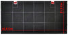 Filtro in carbone 43,5 x 21,5 Cm TYPE 150 cappa Elica