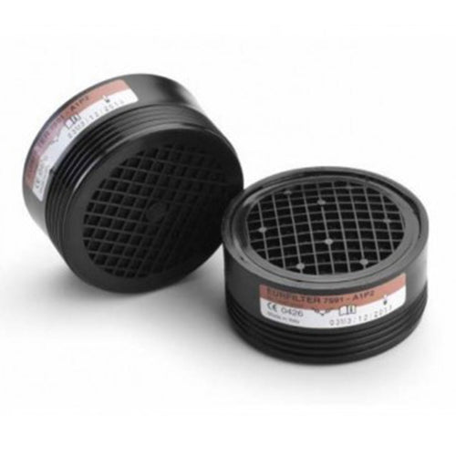 Filtro sostitutivo protezione A1P2 per semi maschera Euromask raccordo filettato