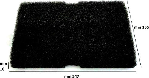 FILTRO SPUGNA PER ASCIUGATRICE SMEG ASC71 ASC82 DHT71 DHT73 DHT8 - 782372152 Casa e cucina/Aspirapolvere e pulizia di pavimenti e finestre/Accessori per aspirapolvere/Filtri/Filtri per aspirapolvere verticale Rossi Ricambi - Venetico Marina, Commerciovirtuoso.it