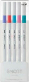 Fineliner Emott - tratto 0.4 mm - colori assortiti candy pop - Uni Mitsubishi - conf. 5 pezzi Cancelleria e prodotti per ufficio/Penne matite scrittura e correzione/Penne e ricariche/Penne a punta porosa Eurocartuccia - Pavullo, Commerciovirtuoso.it