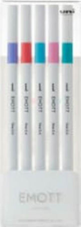 Fineliner Emott - tratto 0.4 mm - colori assortiti candy pop - Uni Mitsubishi - conf. 5 pezzi Cancelleria e prodotti per ufficio/Penne matite scrittura e correzione/Penne e ricariche/Penne a punta porosa Eurocartuccia - Pavullo, Commerciovirtuoso.it
