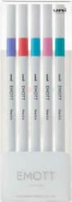 Fineliner Emott - tratto 0.4 mm - colori assortiti candy pop - Uni Mitsubishi - conf. 5 pezzi Cancelleria e prodotti per ufficio/Penne matite scrittura e correzione/Penne e ricariche/Penne a punta porosa Eurocartuccia - Pavullo, Commerciovirtuoso.it