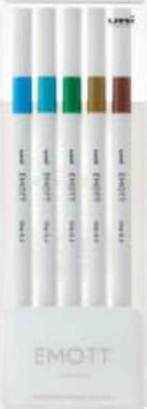 Fineliner Emott - tratto 0.4 mm - colori assortiti island - Uni Mitsubishi - conf. 5 pezzi Cancelleria e prodotti per ufficio/Penne matite scrittura e correzione/Penne e ricariche/Penne a punta porosa Eurocartuccia - Pavullo, Commerciovirtuoso.it