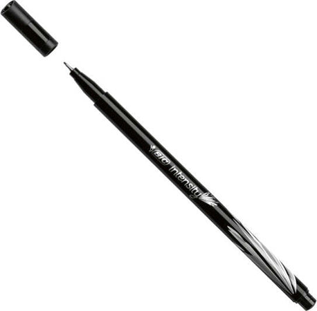 Fineliner Intensity - punta 0 4mm - nero - Bic - conf. 12 pezzi Cancelleria e prodotti per ufficio/Penne matite scrittura e correzione/Penne e ricariche/Penne a punta porosa Eurocartuccia - Pavullo, Commerciovirtuoso.it
