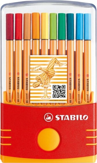 Fineliner Point 88 - colori assortiti - Stabilo - conf. color Parade 20 pezzi Cancelleria e prodotti per ufficio/Penne matite scrittura e correzione/Penne e ricariche/Penne a punta porosa Eurocartuccia - Pavullo, Commerciovirtuoso.it