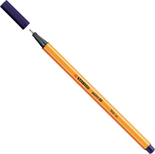 Fineliner Point 88 - tratto 0 4 mm - blu notte 22 - Stabilo [multipack] 10 pezzi Cancelleria e prodotti per ufficio/Penne matite scrittura e correzione/Penne e ricariche/Penne a punta porosa Eurocartuccia - Pavullo, Commerciovirtuoso.it