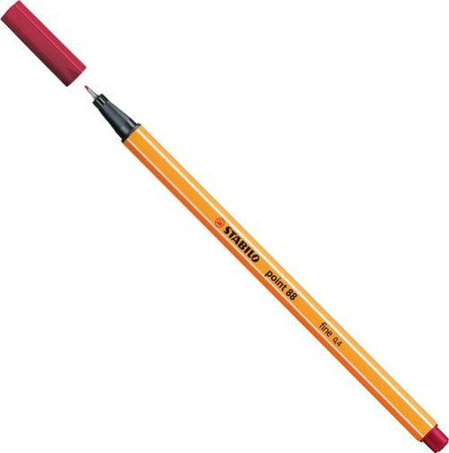 Fineliner Point 88 - tratto 0 4 mm - carminio 50 - Stabilo [multipack] 10 pezzi Cancelleria e prodotti per ufficio/Penne matite scrittura e correzione/Penne e ricariche/Penne a punta porosa Eurocartuccia - Pavullo, Commerciovirtuoso.it
