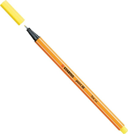 Fineliner Point 88 - tratto 0 4 mm - giallo limone 24 - Stabilo [multipack] 10 pezzi Cancelleria e prodotti per ufficio/Penne matite scrittura e correzione/Penne e ricariche/Penne a punta porosa Eurocartuccia - Pavullo, Commerciovirtuoso.it