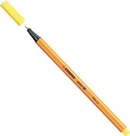 Fineliner Point 88 - tratto 0 4 mm - giallo limone 24 - Stabilo [multipack] 10 pezzi Cancelleria e prodotti per ufficio/Penne matite scrittura e correzione/Penne e ricariche/Penne a punta porosa Eurocartuccia - Pavullo, Commerciovirtuoso.it