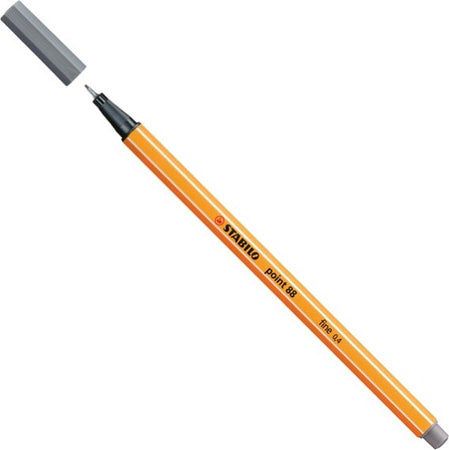 Fineliner Point 88 - tratto 0 4 mm - grigio scuro 96 - Stabilo [multipack] 10 pezzi Cancelleria e prodotti per ufficio/Penne matite scrittura e correzione/Penne e ricariche/Penne a punta porosa Eurocartuccia - Pavullo, Commerciovirtuoso.it