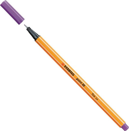 Fineliner Point 88 - tratto 0 4 mm - lilla chiaro 59 - Stabilo [multipack] 10 pezzi Cancelleria e prodotti per ufficio/Penne matite scrittura e correzione/Penne e ricariche/Penne a punta porosa Eurocartuccia - Pavullo, Commerciovirtuoso.it
