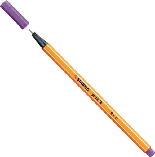 Fineliner Point 88 - tratto 0 4 mm - lilla chiaro 59 - Stabilo [multipack] 10 pezzi Cancelleria e prodotti per ufficio/Penne matite scrittura e correzione/Penne e ricariche/Penne a punta porosa Eurocartuccia - Pavullo, Commerciovirtuoso.it