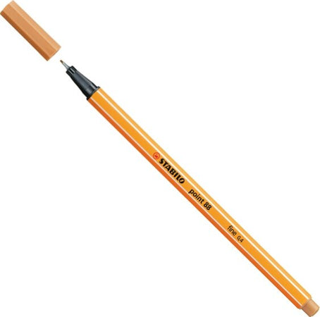 Fineliner Point 88 - tratto 0 4 mm - ocra scuro 89 - Stabilo [multipack] 10 pezzi Cancelleria e prodotti per ufficio/Penne matite scrittura e correzione/Penne e ricariche/Penne a punta porosa Eurocartuccia - Pavullo, Commerciovirtuoso.it