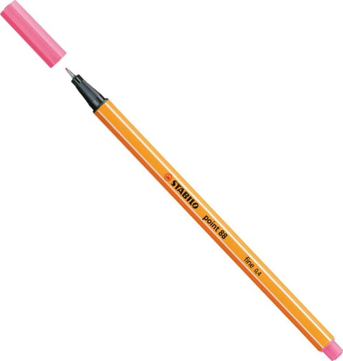 Fineliner Point 88 - tratto 0 4 mm - rosa 29 - Stabilo [multipack] 10 pezzi Cancelleria e prodotti per ufficio/Penne matite scrittura e correzione/Penne e ricariche/Penne a punta porosa Eurocartuccia - Pavullo, Commerciovirtuoso.it