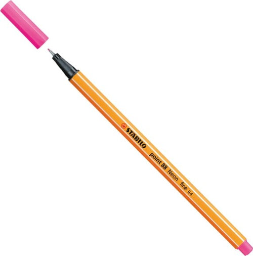 Fineliner Point 88 - tratto 0 4 mm - rosa neon 056 - Stabilo [multipack] 10 pezzi Cancelleria e prodotti per ufficio/Penne matite scrittura e correzione/Penne e ricariche/Penne a punta porosa Eurocartuccia - Pavullo, Commerciovirtuoso.it