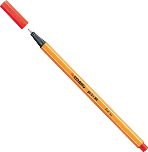 Fineliner Point 88 - tratto 0 4 mm - rosso chiaro 48 - Stabilo [multipack] 10 pezzi Cancelleria e prodotti per ufficio/Penne matite scrittura e correzione/Penne e ricariche/Penne a punta porosa Eurocartuccia - Pavullo, Commerciovirtuoso.it