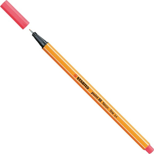 Fineliner Point 88 - tratto 0 4 mm - rosso neon 040 - Stabilo [multipack] 10 pezzi Cancelleria e prodotti per ufficio/Penne matite scrittura e correzione/Penne e ricariche/Penne a punta porosa Eurocartuccia - Pavullo, Commerciovirtuoso.it