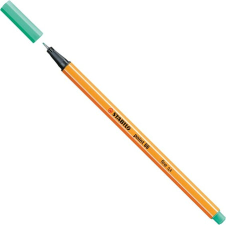 Fineliner Point 88 - tratto 0 4 mm - verde ghiaccio 13 - Stabilo [multipack] 10 pezzi Cancelleria e prodotti per ufficio/Penne matite scrittura e correzione/Penne e ricariche/Penne a punta porosa Eurocartuccia - Pavullo, Commerciovirtuoso.it