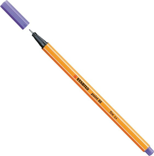 Fineliner Point 88 - tratto 0 4 mm - viola 55 - Stabilo [multipack] 10 pezzi Cancelleria e prodotti per ufficio/Penne matite scrittura e correzione/Penne e ricariche/Penne a punta porosa Eurocartuccia - Pavullo, Commerciovirtuoso.it