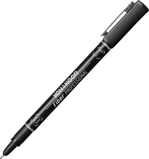 Fineliner Professional Fiber - 0 4mm - nero - Koh-I-Noor [multipack] 10 pezzi Cancelleria e prodotti per ufficio/Penne matite scrittura e correzione/Penne e ricariche/Penne a punta porosa Eurocartuccia - Pavullo, Commerciovirtuoso.it