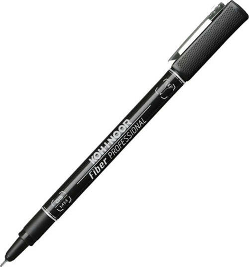 Fineliner Professional Fiber - 0 5mm - nero - Koh-I-Noor [multipack] 10 pezzi Cancelleria e prodotti per ufficio/Penne matite scrittura e correzione/Penne e ricariche/Penne a punta porosa Eurocartuccia - Pavullo, Commerciovirtuoso.it