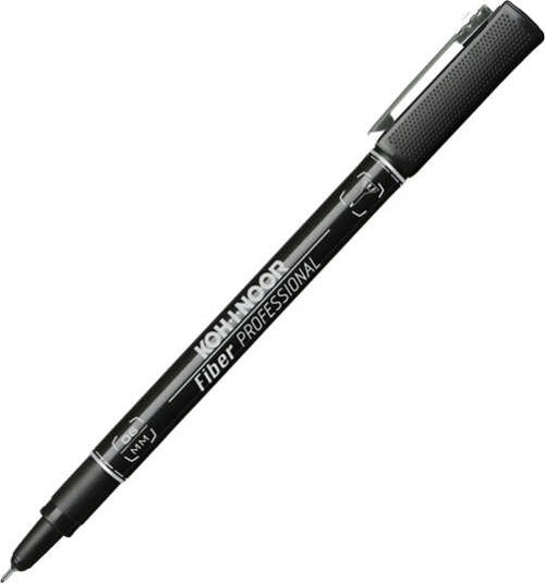 Fineliner Professional Fiber - 0 6mm - nero - Koh-I-Noor [multipack] 10 pezzi Cancelleria e prodotti per ufficio/Penne matite scrittura e correzione/Penne e ricariche/Penne a punta porosa Eurocartuccia - Pavullo, Commerciovirtuoso.it