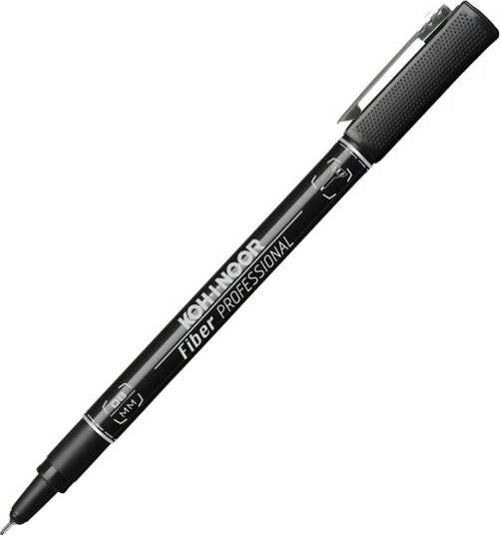 Fineliner Professional Fiber - 0 8mm - nero - Koh-I-Noor [multipack] 10 pezzi Cancelleria e prodotti per ufficio/Penne matite scrittura e correzione/Penne e ricariche/Penne a punta porosa Eurocartuccia - Pavullo, Commerciovirtuoso.it