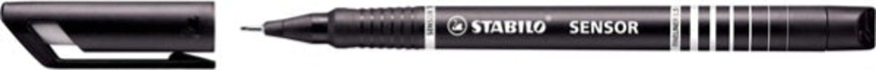 Fineliner Stabilo Sensor - tratto 0 3mm - nero - Stabilo [multipack] 10 pezzi Cancelleria e prodotti per ufficio/Penne matite scrittura e correzione/Penne e ricariche/Penne a punta porosa Eurocartuccia - Pavullo, Commerciovirtuoso.it
