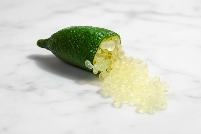 Finger Lime Caviale Di Limone Prodotto In Calabria Italiano Prima Qualità Caviale Di Agrumi Perle Di Limone