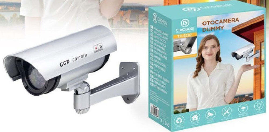 Finta Telecamera Per Casa Aperto Realistica Imitazione Telecamera Dummy Tx-9297 Elettronica/Foto e videocamere/Videocamere finte Trade Shop italia - Napoli, Commerciovirtuoso.it